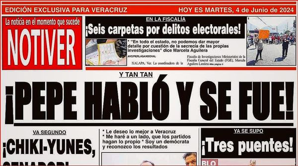 LA PORTADA - MARTES 4 DE JUNIO 2024