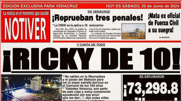 LA PORTADA - SÁBADO 29 DE JUNIO 2024