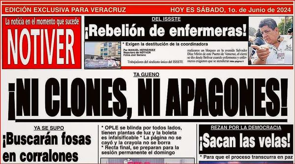 LA PORTADA - SÁBADO 1 DE JUNIO 2024