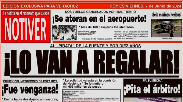 LA PORTADA - VIERNES 7 DE JUNIO 2024