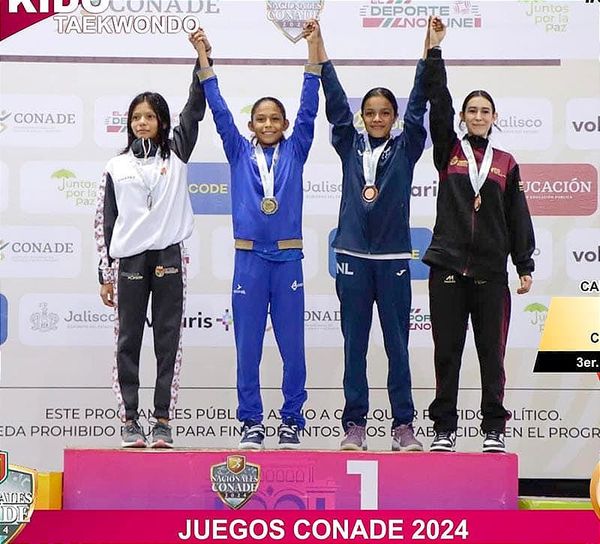 ¡DESTACAN TAEKWONDOINES DE KIDO RIVIERA VERACRUZANA Y BOCA EN NACIONALES CONADE 2024!