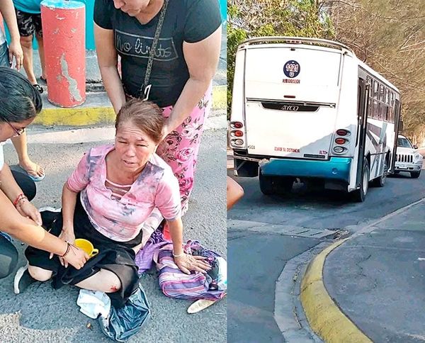 ¡SALE DISPARADA DEL AUTOBÚS! - *CURVA DE GEO LOS PINOS II