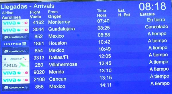 ¡SE QUEDAN SIN VOLAR 168 PASAJEROS DE VIVA AEROBÚS!