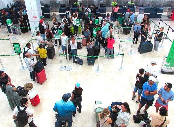 ¡SE ATORAN EN EL AEROPUERTO! - DOS VUELOS CANCELADOS POR MAL TIEMPO