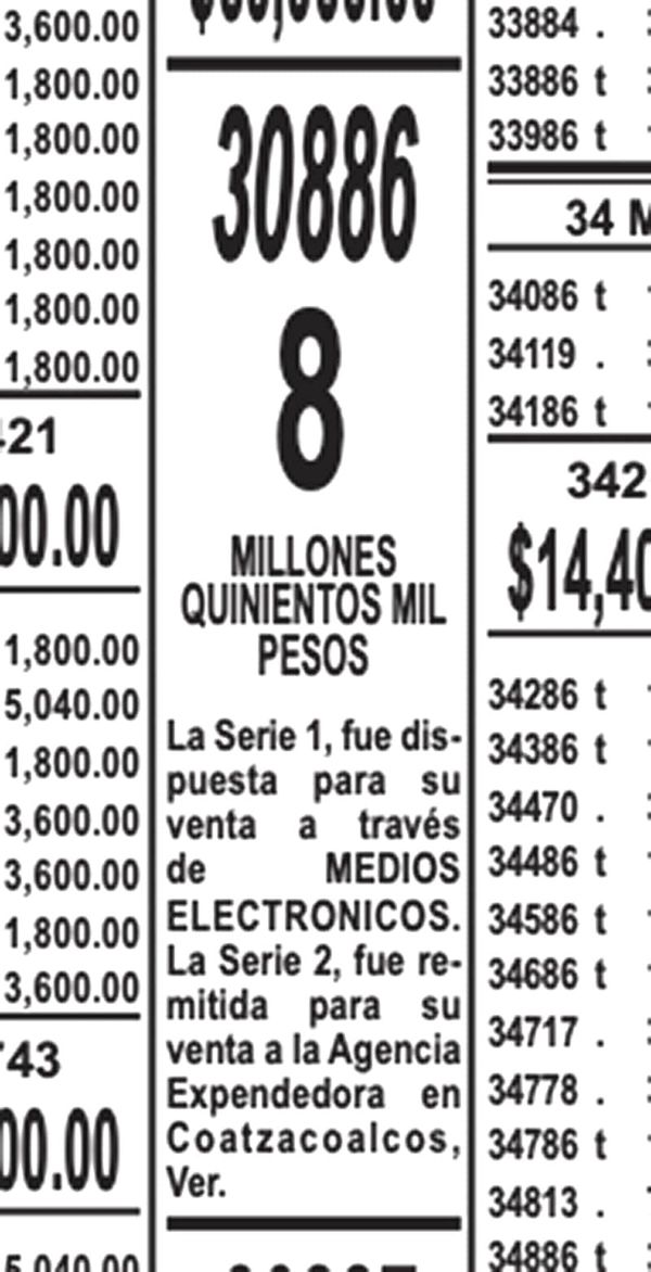 ¡SE FUE A COATZA EL PRIMER PREMIO!