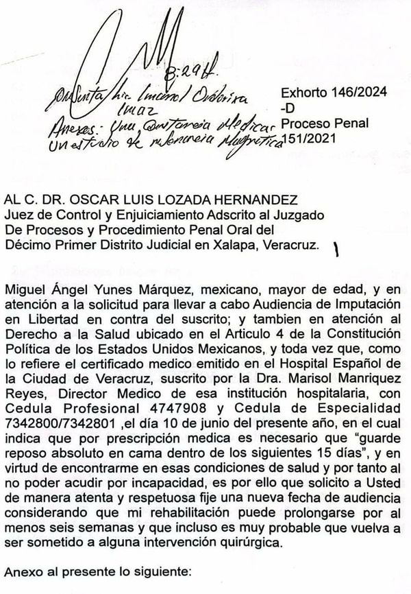 ¡CHIKI-YUNES COMPROBÓ RESTRICCIÓN MÉDICA!