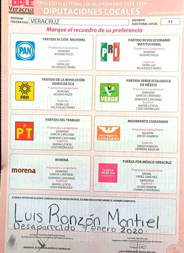 ¡DAN VOTO DE CASTIGO!