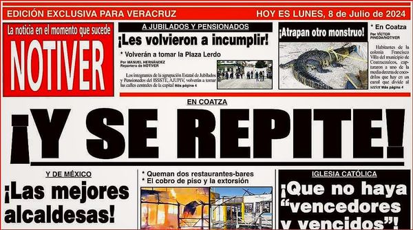 LA PORTADA - LUNES 8 DE JULIO 2024