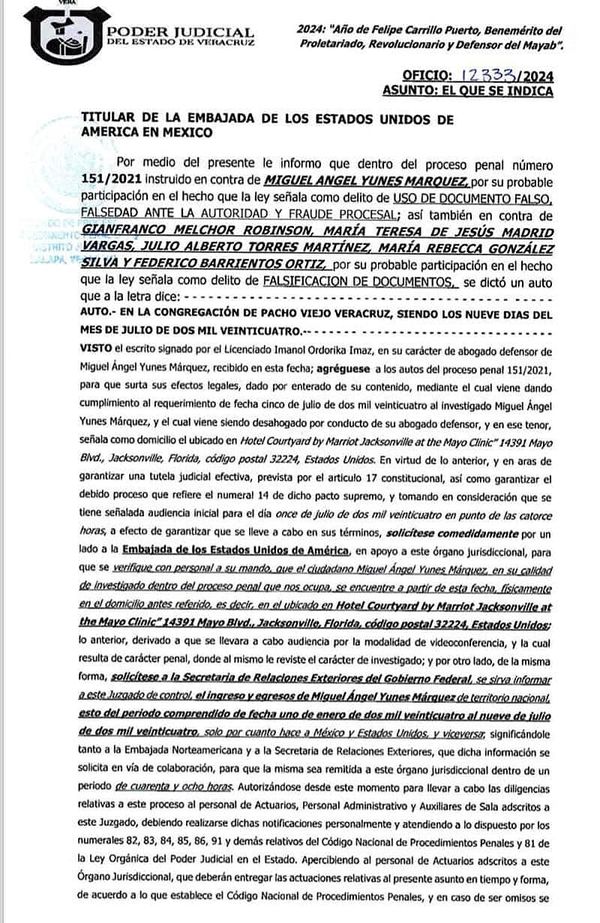 ¡JUEZ PIDE SU LOCALIZACIÓN! - *Lo aprietan, también requieren saber de sus entradas y salidas del país