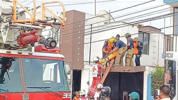 ¡ELECTROCUTADA CUANDO PINTABA SU CASA! - *EN UN DESCUIDO EL RODILLO TOCO LOS CABLES DE ALTA TENSIÓN