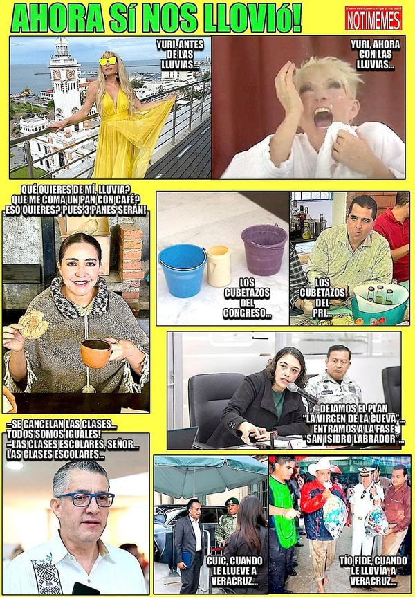 NOTI-MEME | - AHORA SI NOS LLOVIÓ!