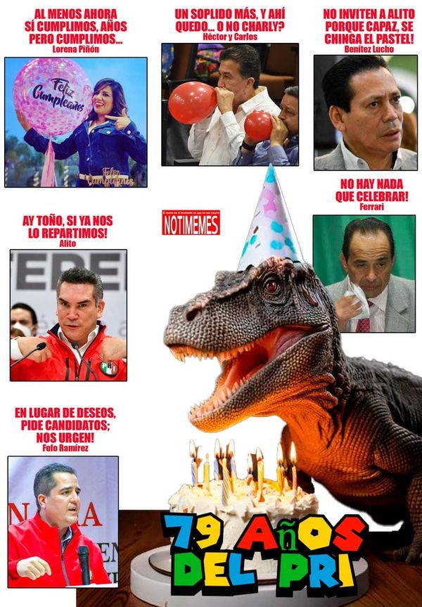 NOTI-MEME | - 79 AÑOS DEL PRI!