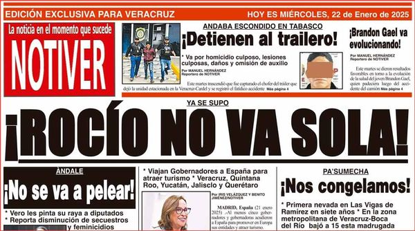 LA PORTADA - MIÉRCOLES 22 DE ENERO 2025