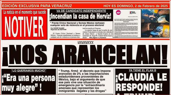 LA PORTADA - DOMINGO 2 DE FEBRERO 2025