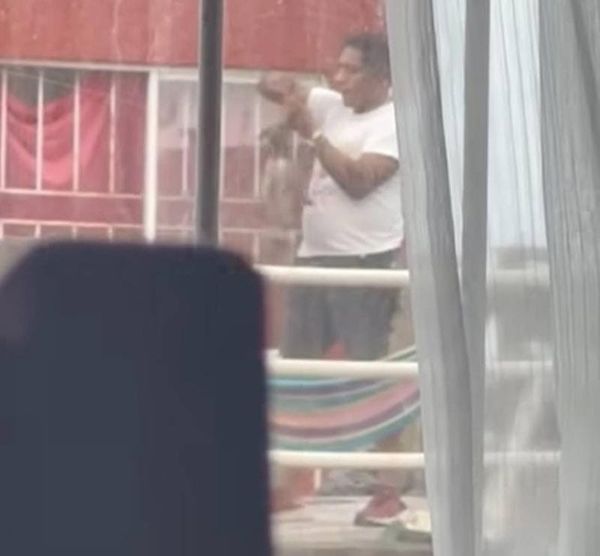 ¡AHORCÓ A UN CACHORRITO!