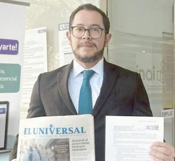 ¡CESADO DEL INAI POR EL CASO DE FEMEXFUT ACUSA “JUICIO SUMARIO”!