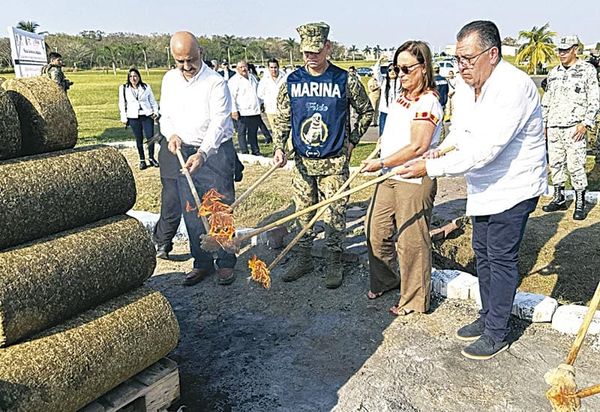 ¡QUEMAN DROGA! - LA MARINA Y LA FGR