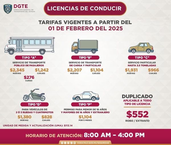 ¡SALEN MAS CARAS LICENCIAS! - * De 4 tipos y permisos especiales