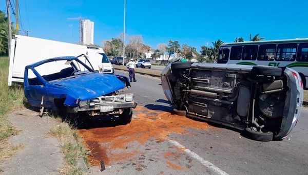 ¡HERMANOS HERIDOS EN CARRETERAZO!