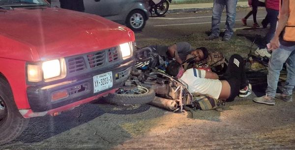 ¡MOTORIZADO FRACTURADO EN ‘TORTAZO’ EN EL COYOL!