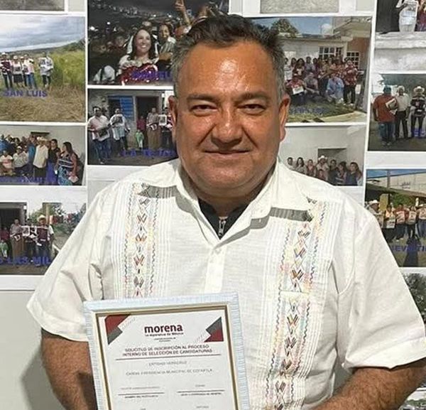 ¡PLAGIAN A ASPIRANTE A ALCALDE DE MORENA!