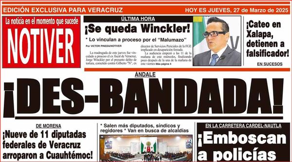 LA PORTADA - JUEVES 27 DE MARZO 2025