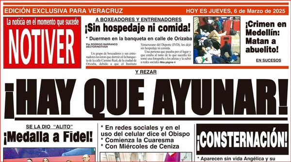 LA PORTADA - JUEVES 6 DE MARZO 2025