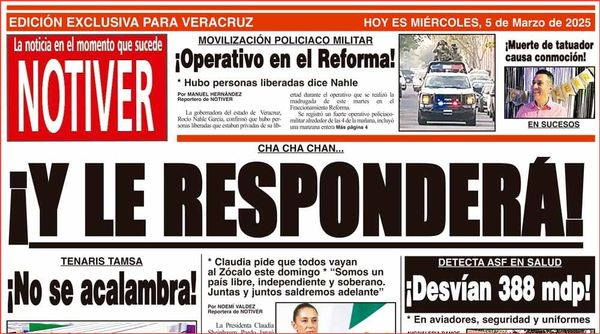 LA PORTADA - MIÉRCOLES 5 DE MARZO 2025