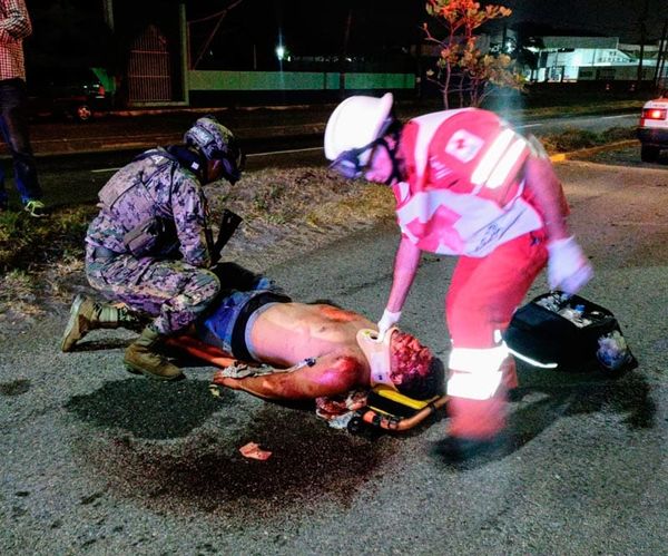 ¡‘JINETE DE ACERO’ HERIDO EN BORRACHAZO!