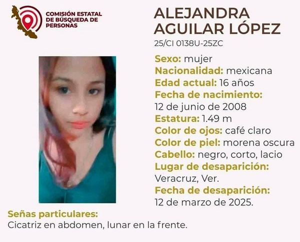 ¡DESAPARECIÓ JOVENCITA EN EL PUERTO DE VERACRUZ!
