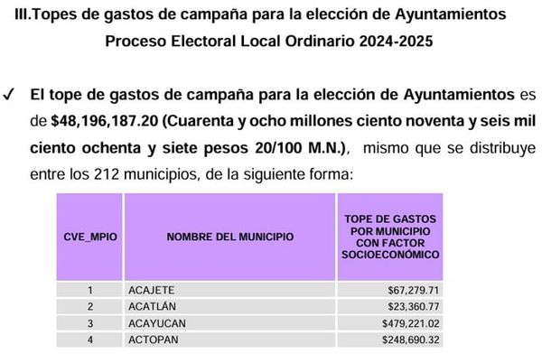¡Y LOS AMARRAN! - *Pone OPLE tope de campaña de alcaldes