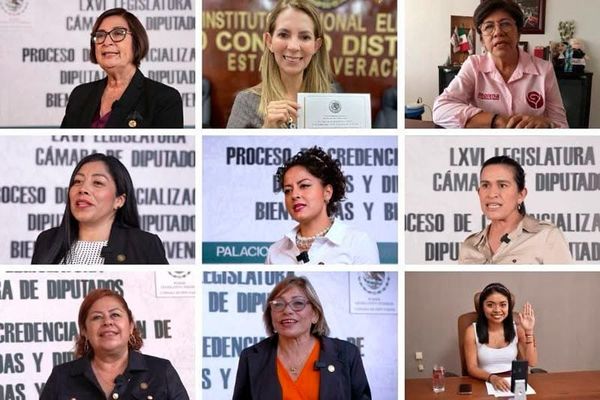 ¡NUEVE DE 11 DIPUTADAS FEDERALES DE VERACRUZ ARROPARON A CUAUHTÉMOC!  DE MORENA - *Está acusado de intento de violación a su media hermana