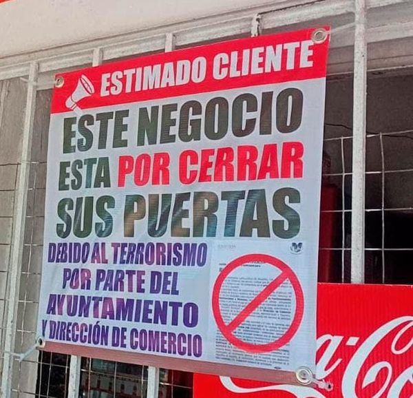 ¡CIERRAN COMERCIANTES! - EN MINA