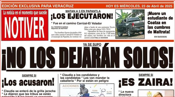 LA PORTADA - MIÉRCOLES 23 DE ABRIL 2025