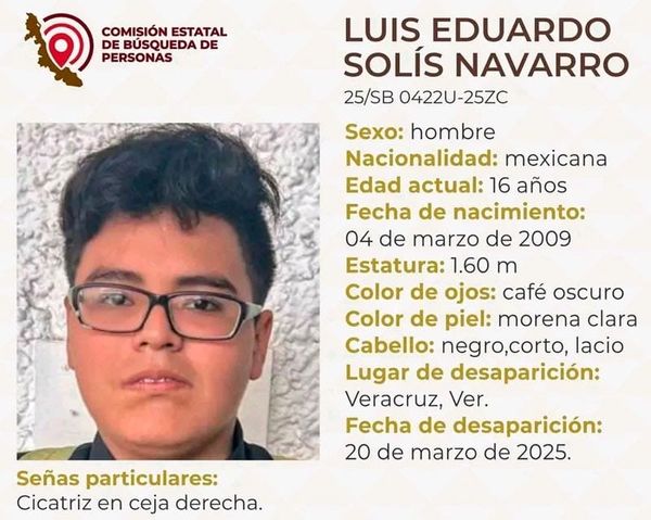 ¡LUIS EDUARDO SIGUE DESAPARECIDO! - FUE VISTO POR ULTIMA VEZ EL 20 DE MARZO