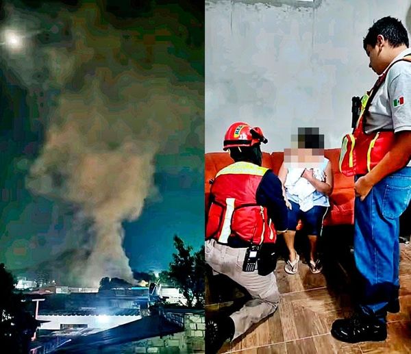 ¡ARDE BODEGA Y RESCATAN A MUJER INTOXICADA!