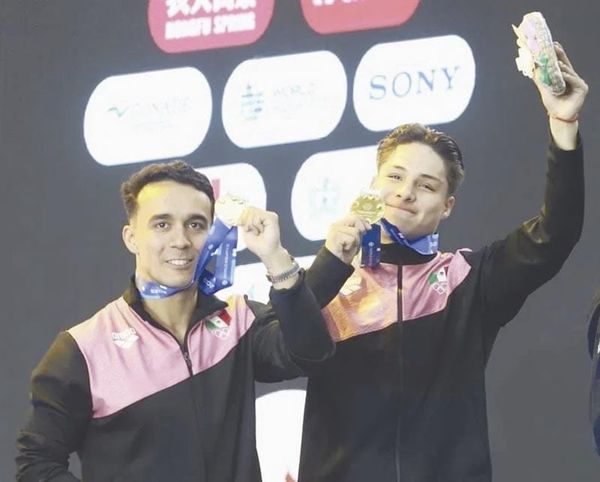 ¡SE BAÑAN EN ORO! - *Osmar Olvera y Juan Celaya al fin vencen a los chinos en el trampolín de 3 metros sincronizado