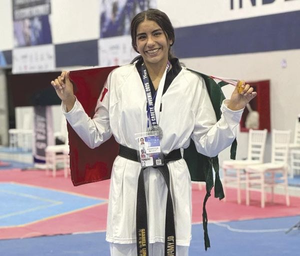 ¡PLATA PARA GABRIELA LEÓN ACOSTA EN EL TKD!