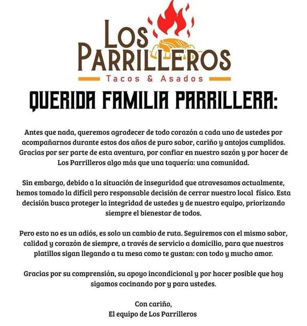 ¡CIERRAN EN MINA! - BAJAN CORTINAS MÁS COMERCIOS