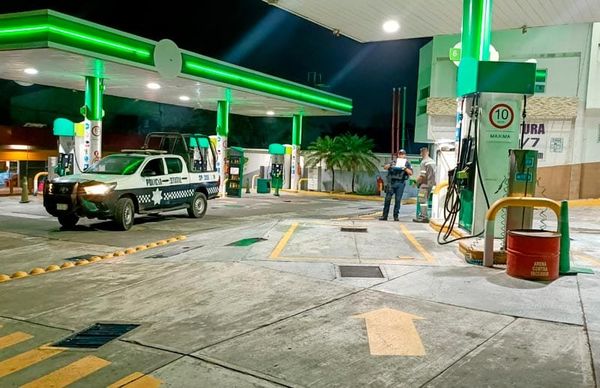 ¡PAREJA DE ‘RATAS’ ATRACAN GASOLINERA EN J.B. LOBOS!