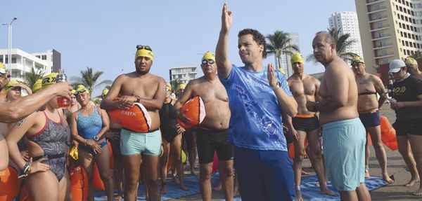 ¡EXITOSO OPEN WATER DEL OLÍMPICO DANIEL DELGADILLO! - EN BOCA DEL RIO