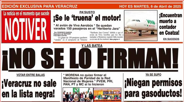 LA PORTADA - MARTES 8 DE ABRIL 2025