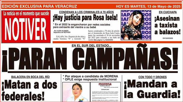 LA PORTADA - MARTES 13 DE MAYO 2025