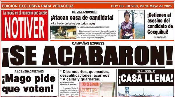 LA PORTADA - JUEVES 29 DE MAYO 2025