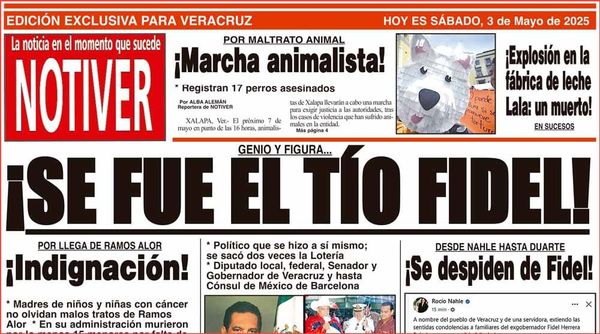 LA PORTADA - SÁBADO 3 DE MAYO 2025