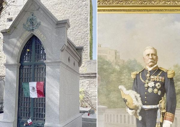 ¡INAH DESCARTA REPATRIAR RESTOS DE PORFIRIO DÍAZ!