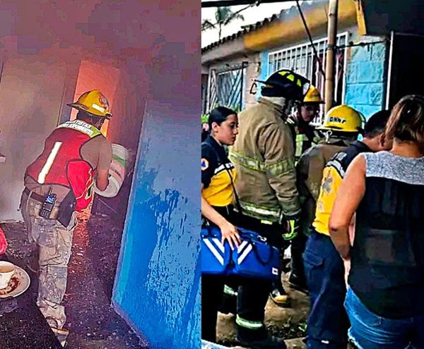 ¡AMA DE CASA CON ENFERMEDAD MENTAL INCENDIÓ SU CASA!