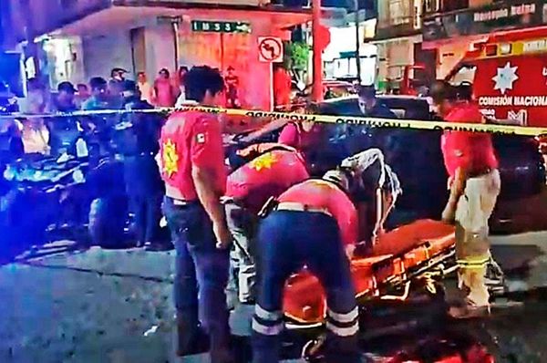 ¡BORRACHO EMBISTIÓ CUATRIMOTO Y DEJA LESIONADO A PILOTO!