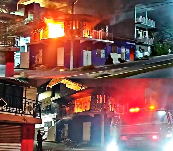 ¡PÁNICO POR INCENDIO!