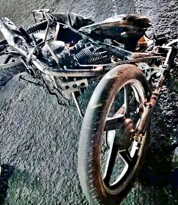 ¡DERRAPA MÁS DE 10 METROS Y VA DIRECTO A URGENCIAS!